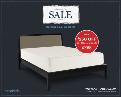 Astrabeds&amp;rsquo; 2014 Memorial Day Mattress Sale Event R'
