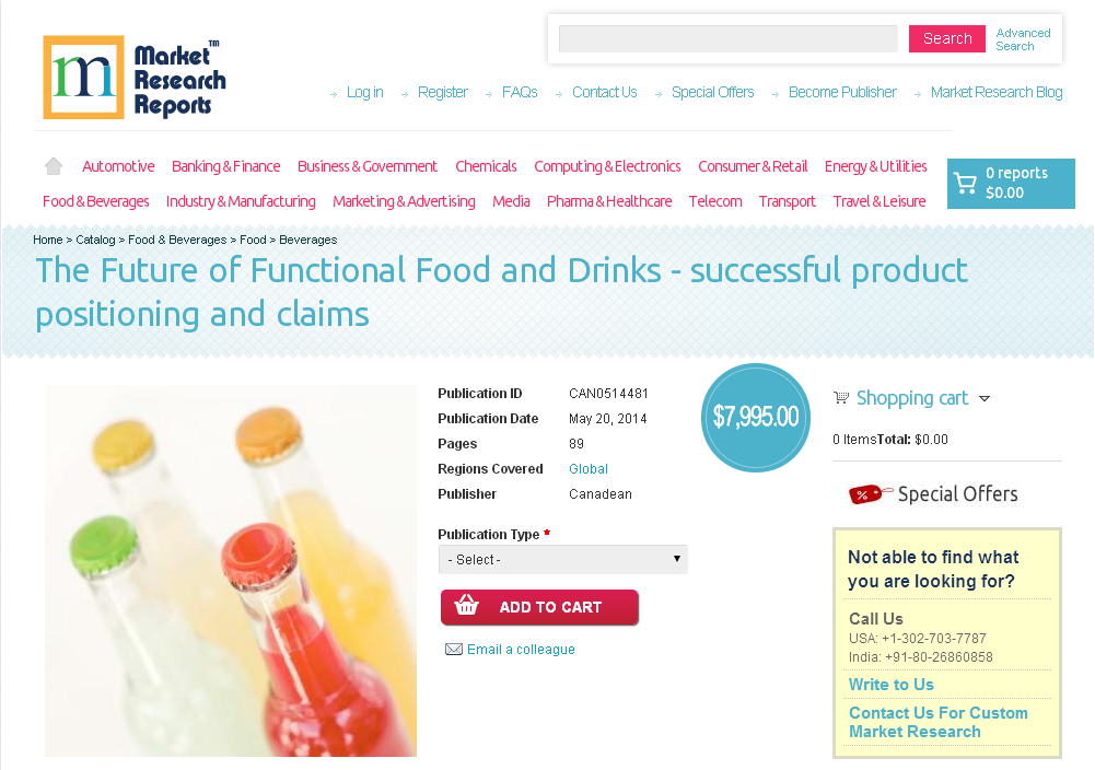 Future of Functional Food and Drinks'