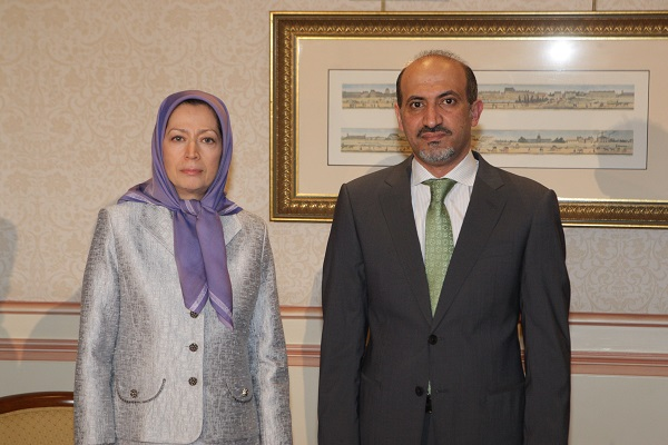 Mrs Maryam Rajavi and Mr Ahmed Jarba'