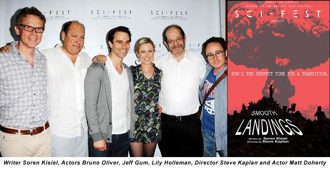 Smooth Landings& Cast Dazzles On Stage at Sci-Fest