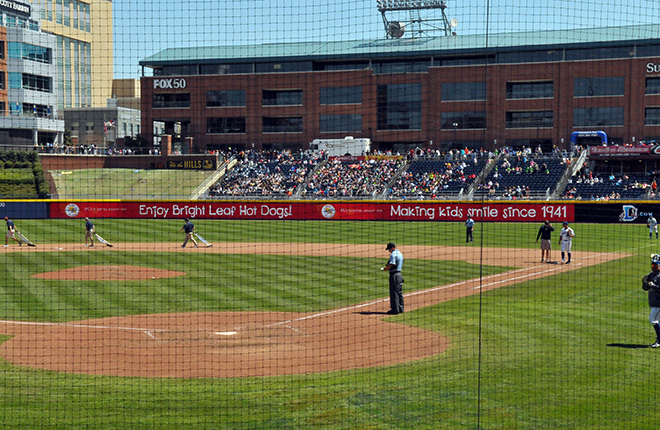Lighthouse LED Display at Durham Bulls Athletic Park