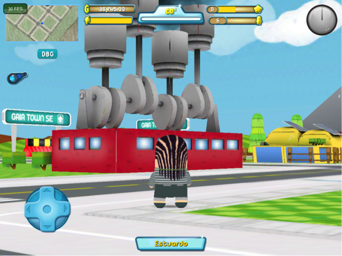 Gaia Town education game'