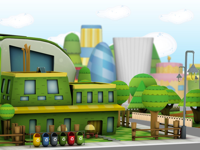 Gaia Town education game