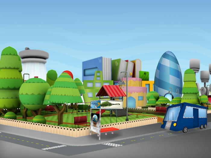 Gaia Town education game