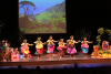 Traditional Kahiko Dancers with Kalalau Valley Backdrop'