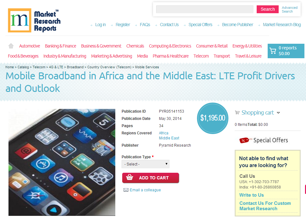 Mobile Broadband in Africa and the Middle East'