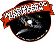 Company Logo For Intergalactic Fireworks'