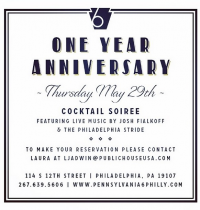 Pennsylvania 6 Philly One Year Anniversary!