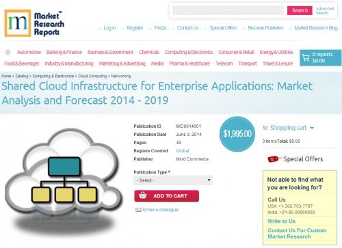 Shared Cloud Infrastructure for Enterprise Applications'