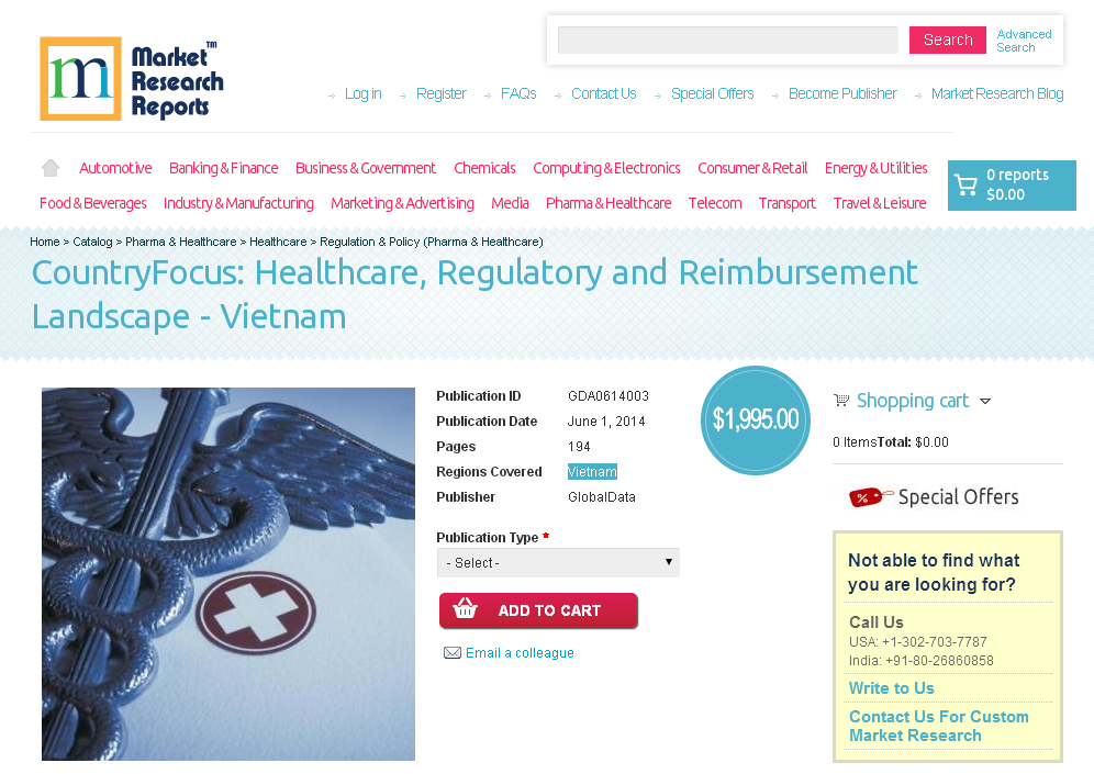 Healthcare, Regulatory and Reimbursement Landscape - Vietnam'