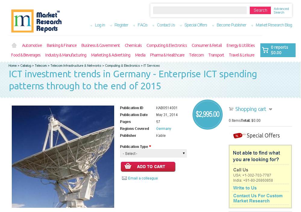 ICT investment trends in Germany to 2015'