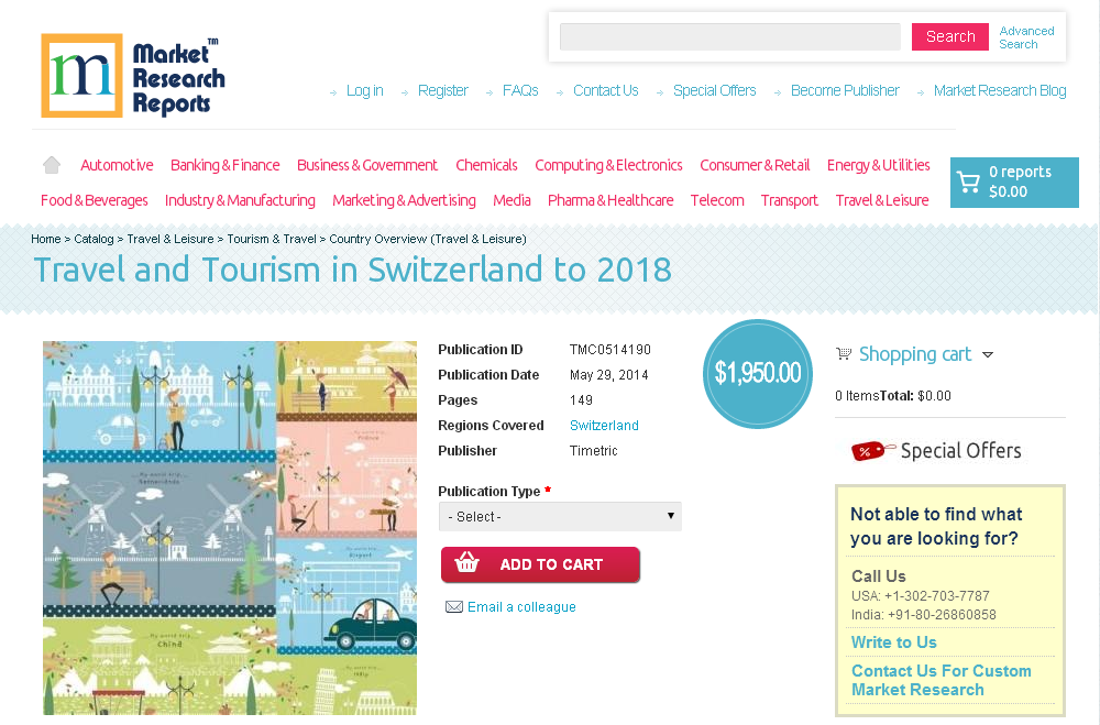 Travel and Tourism in Switzerland to 2018'