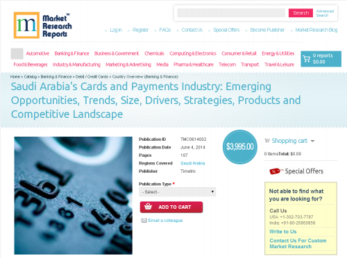Saudi Arabia Cards and Payments Industry'