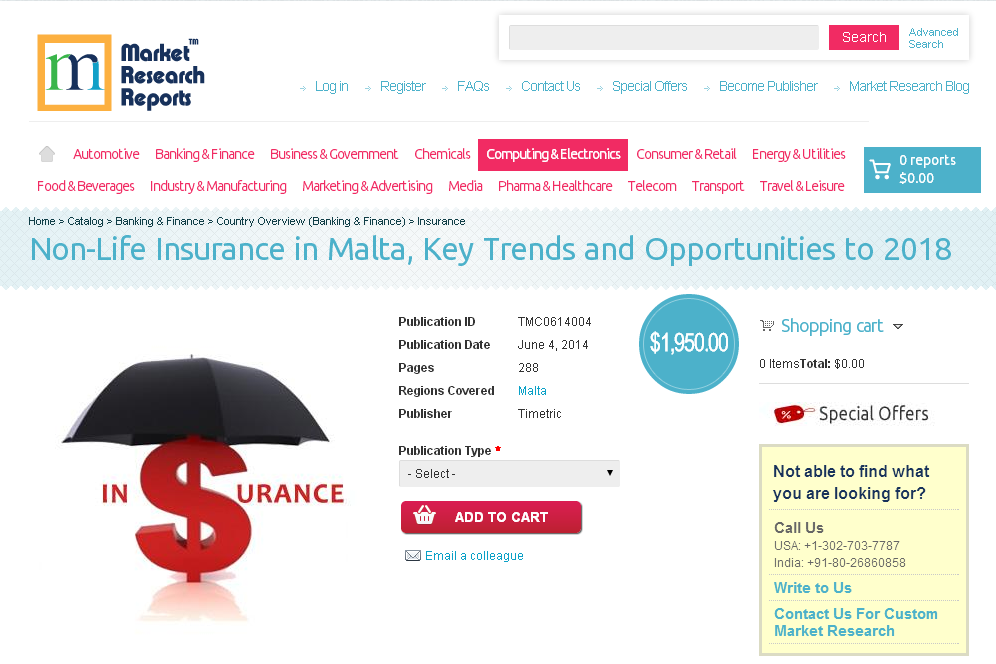 Non-Life Insurance in Malta 2018'