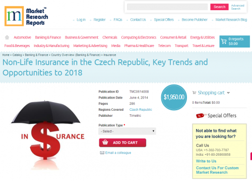 Non-Life Insurance in the Czech Republic 2018'
