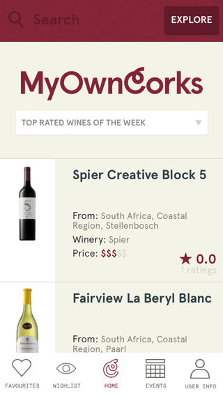 MyOwnCorks Freemium App for Oenophiles