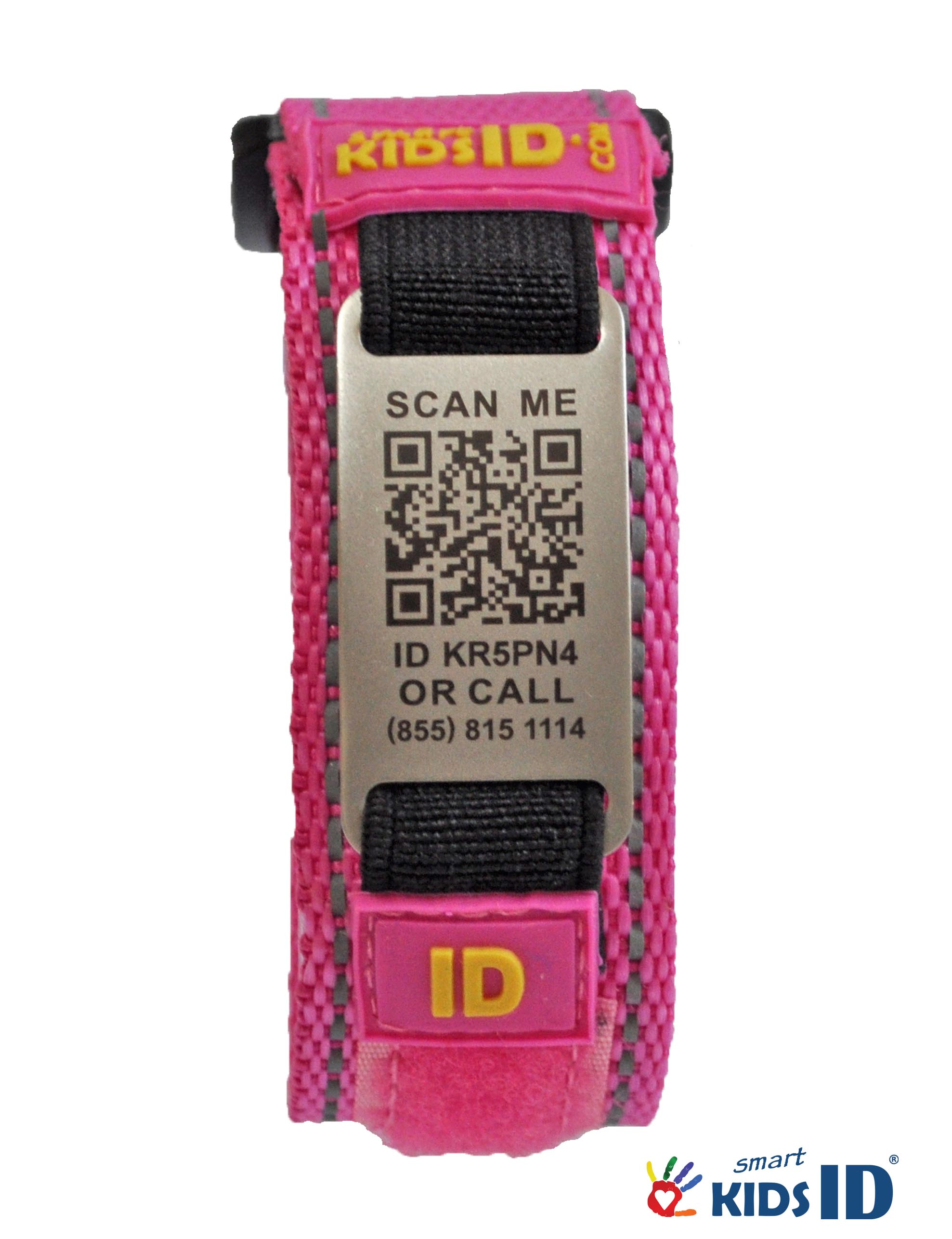 SmartKidsID child Id/ medical Id bracelet with QR Code