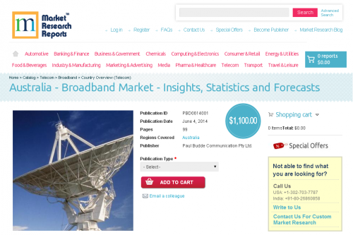 Australia - Broadband Market - Insights, Statistics'