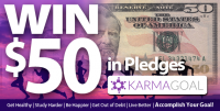 $50 in Motivational Pledge Funds'
