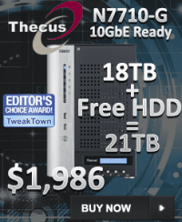 SimplyNAS Launches 10GbE Thecus N7710-G with 21TB and a Free