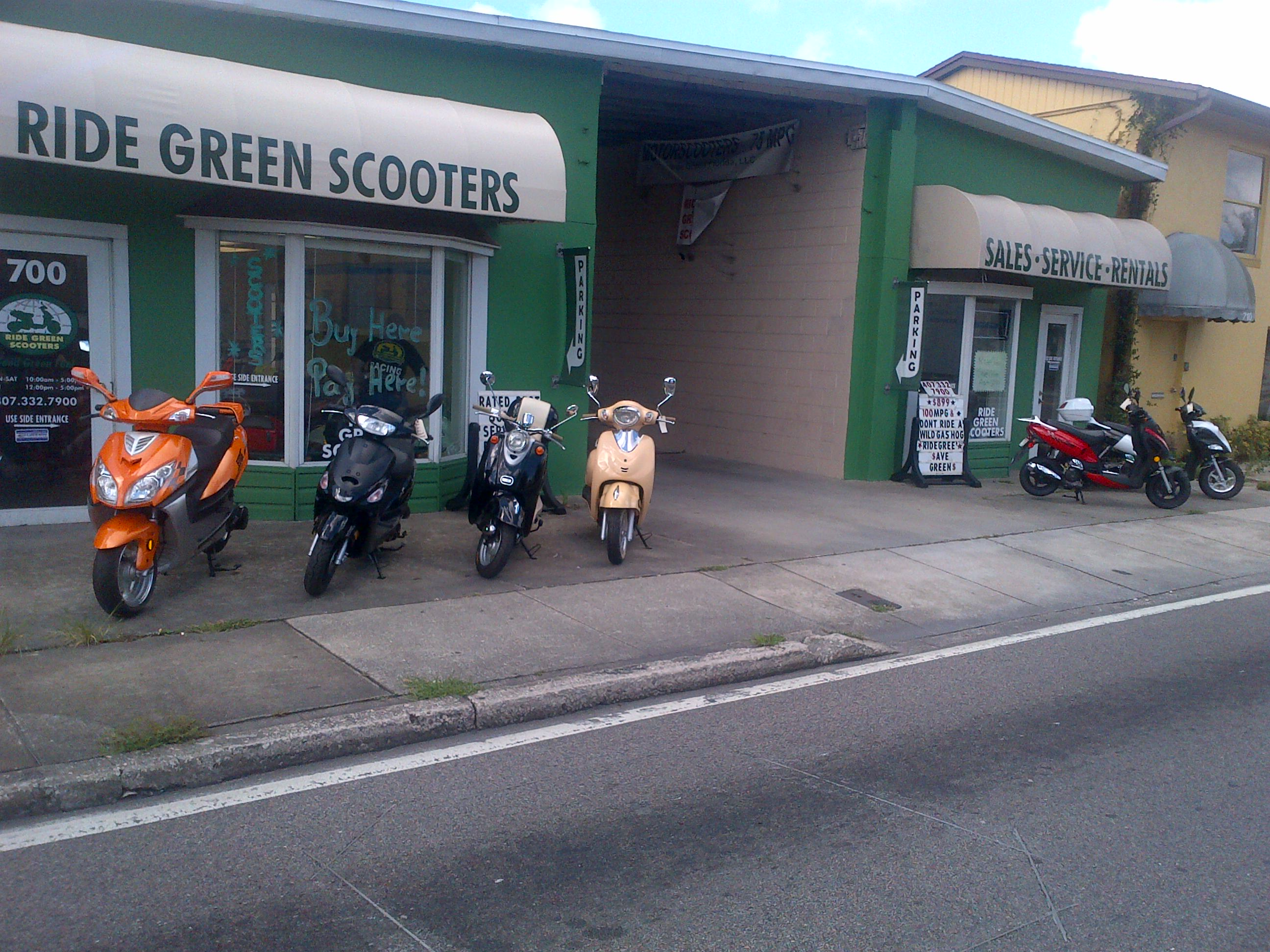 Ride Green Scooters, Winter Park, Florida