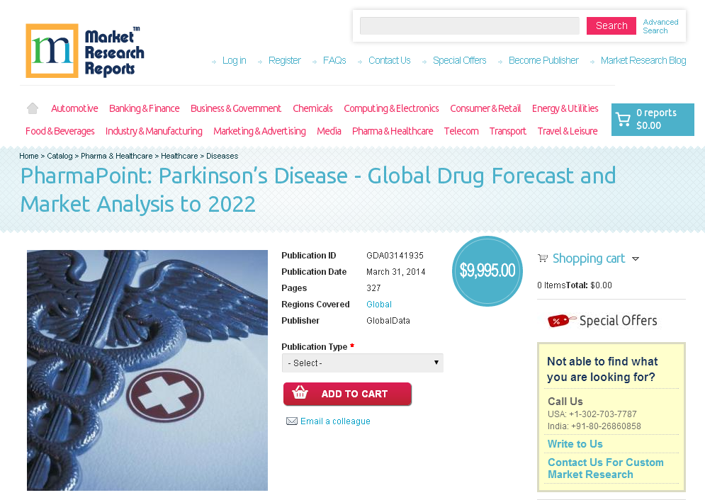 Parkinson Disease - Global Drug Forecast and Market Analysis'