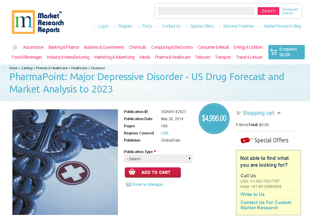 US Drug Forecast and Market Analysis to 2023'