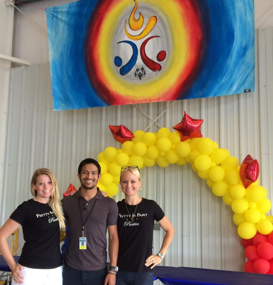 Pretty In Paint Parties At The 2014 Special Olympics in NJ'