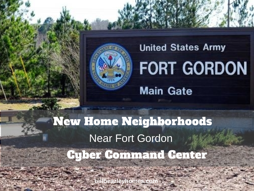 New Home Neighborhoods Near Fort Gordon Cyber Command Center