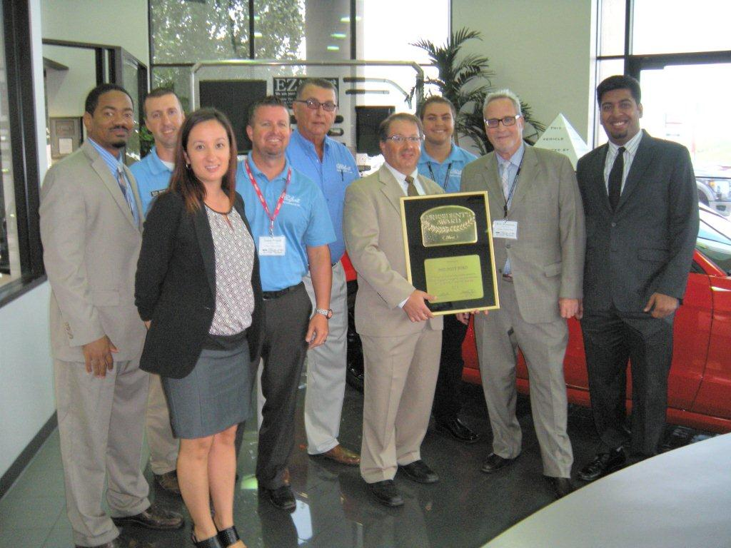 Philpott Ford Wins President's Award'