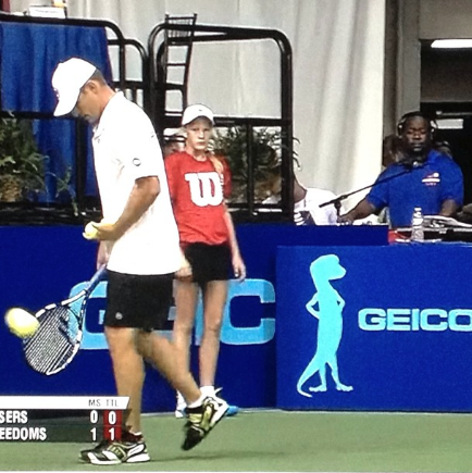 DEEJAY 007 at Philadelphia Freedoms match'