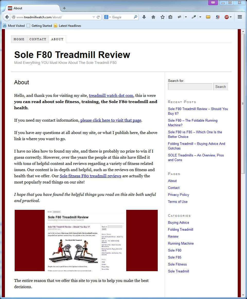 Treadmill Watch Inc'