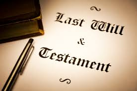 last will and testament