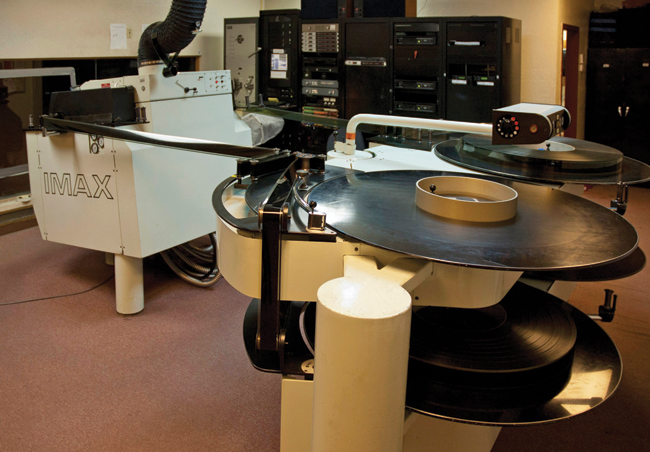National Geographic Visitor Center IMAX projector'