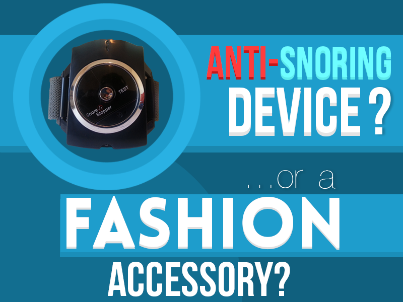 Infrared Anti Snoring Watch'