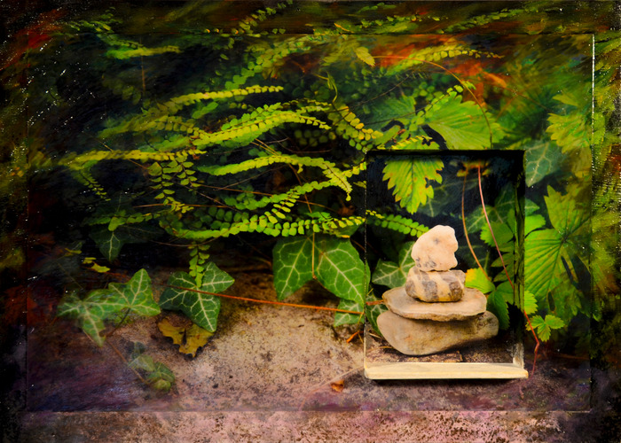 Altared &amp; Altered Walls His Photographic Mixed Media