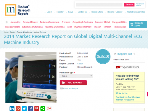 Global Digital Multi-Channel ECG Machine Industry 2014'