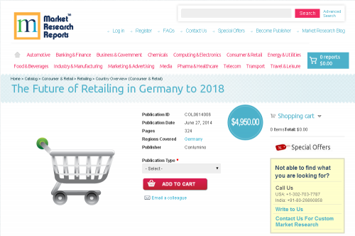 Future of Retailing in Germany to 2018'