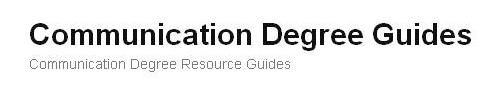 Communication Degree Guides