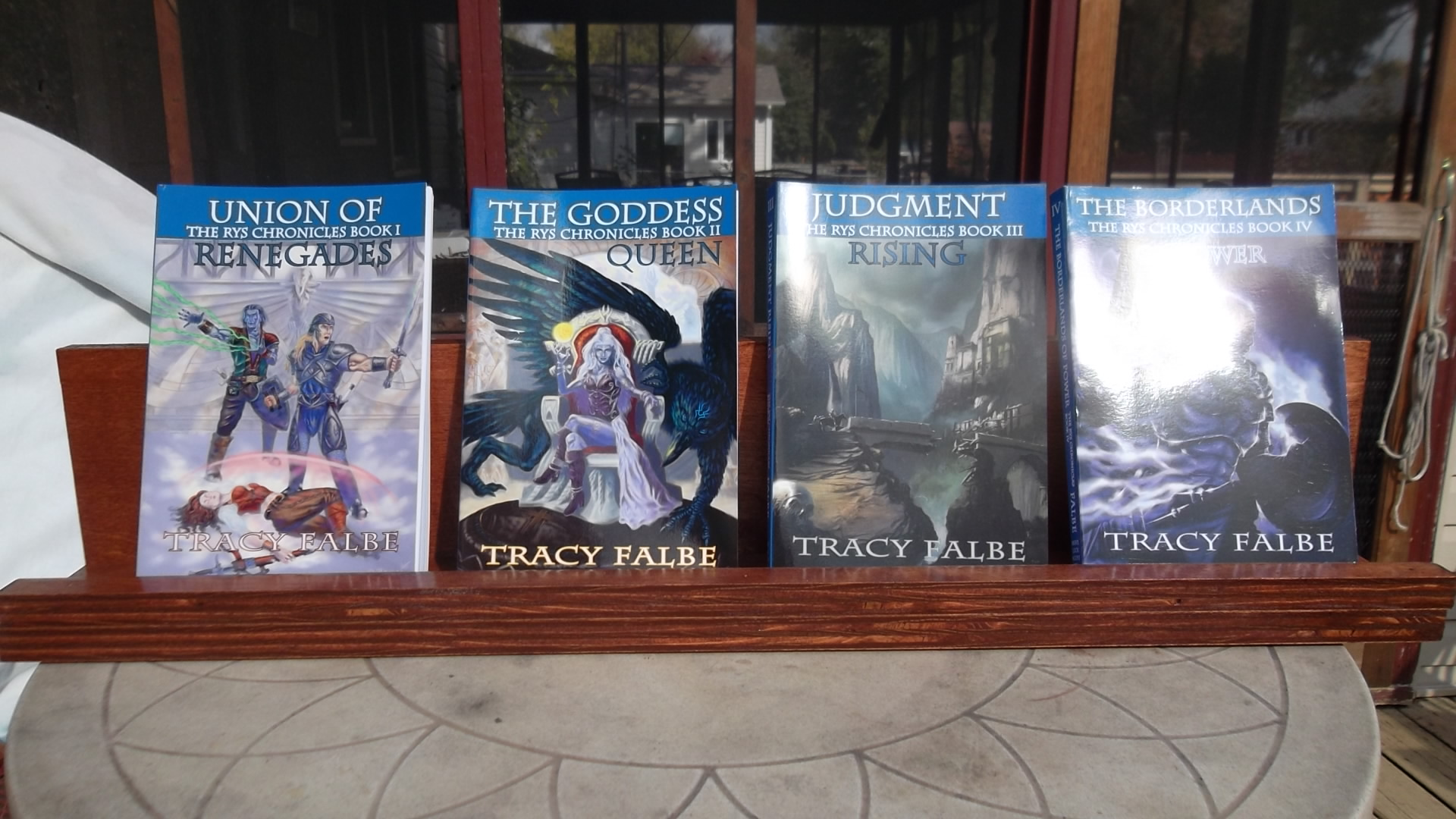 The Rys Chronicles complete series signed paperbacks'