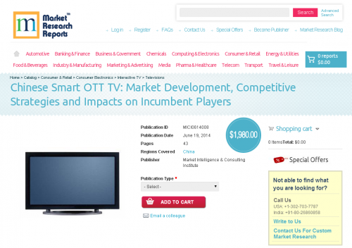 Chinese Smart OTT TV - Market Development'