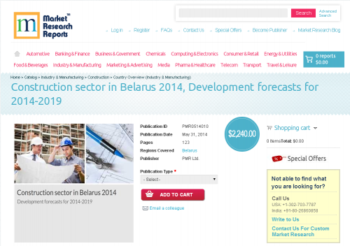 Construction sector in Belarus 2014'