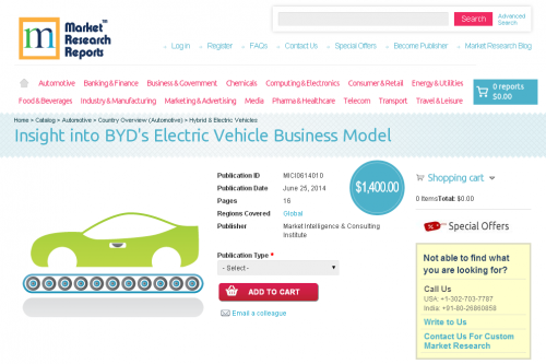 Insight into BYD's Electric Vehicle Business Model'