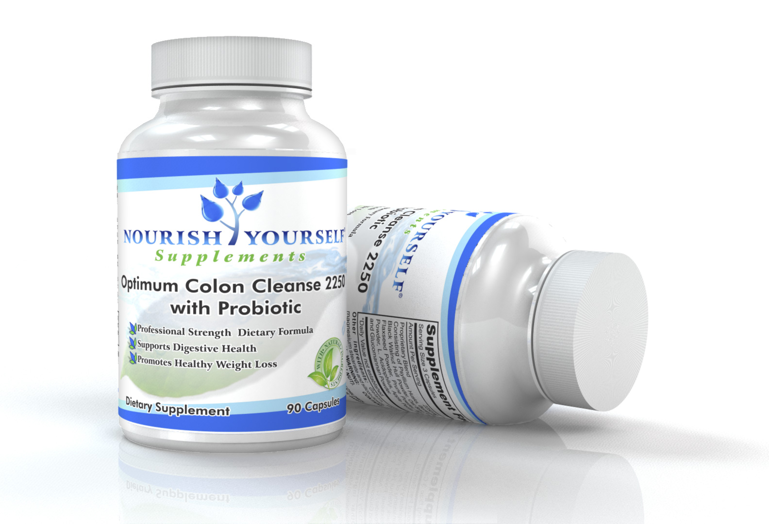 Optimum Colon Cleanse 2250 With Probiotic'