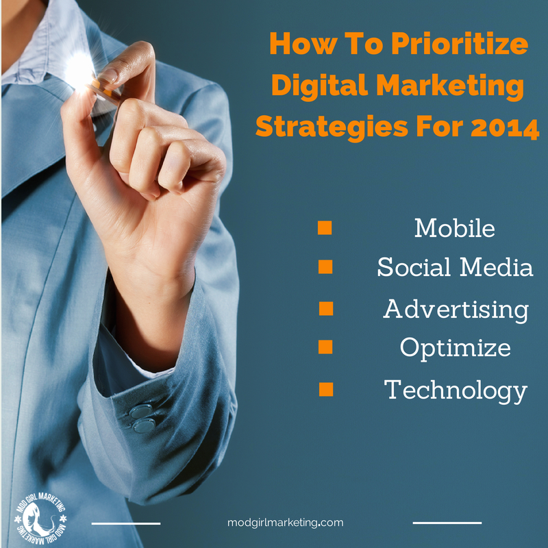 How To Prioritize Your Digital Marketing Strategies For 2014