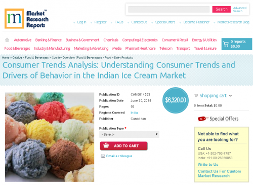 Ice Cream Market India: Consumer Trends and Drivers of Behav'
