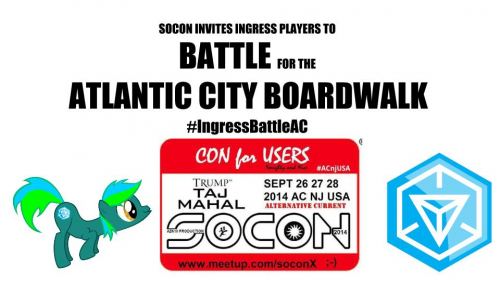 Ingress Battle for the Atlantic City Boardwalk Three Day Sum'