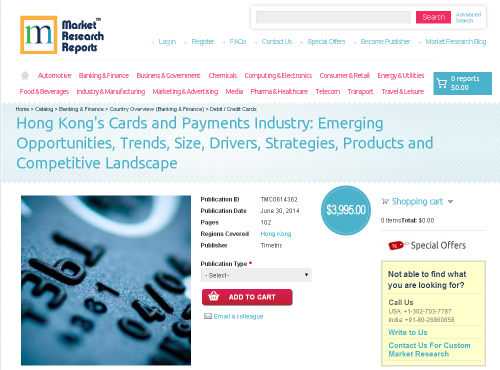 Hong Kong's Cards and Payments Industry'