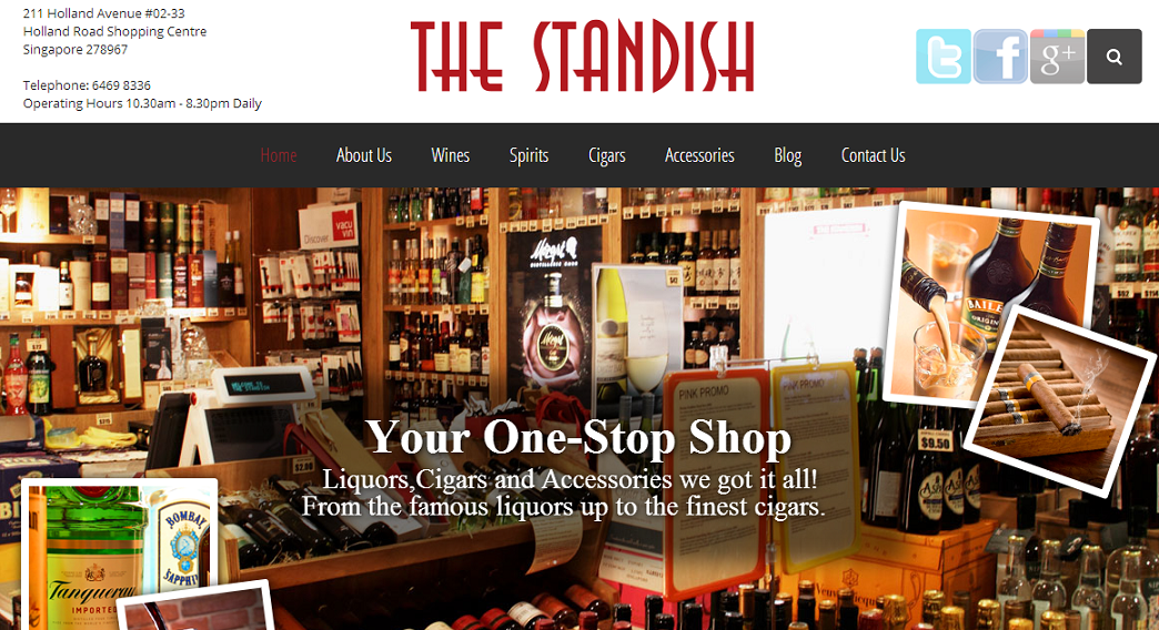 Singapore Wine Retailer, The Standish, Launches New Website'