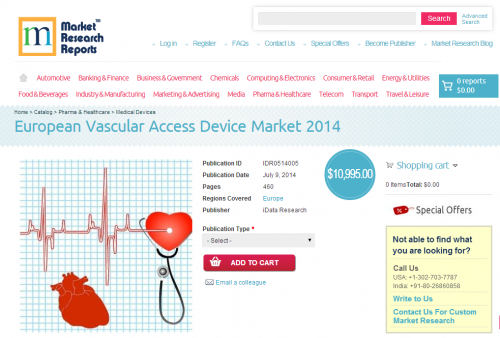 European Vascular Access Device Market 2014'